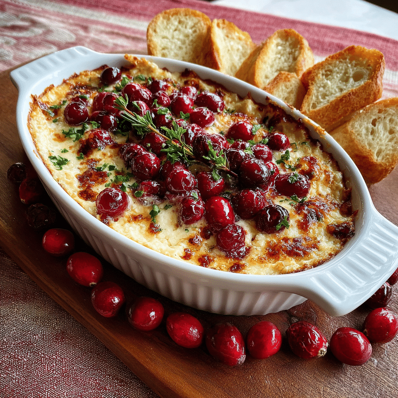 Baked Cranberry Cream Cheese Dip: Your Party's Secret Weapon!