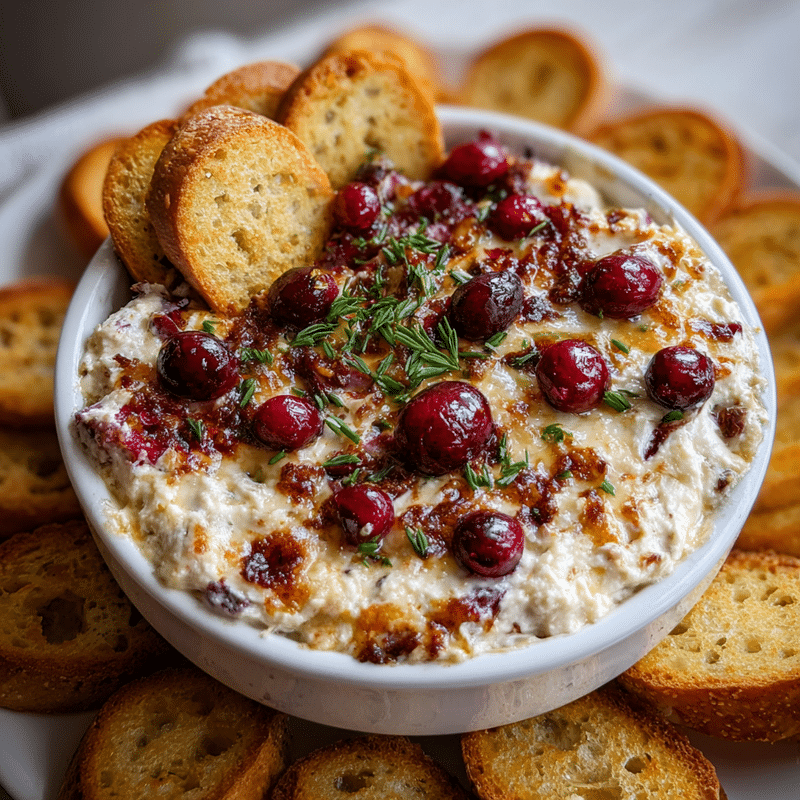 Baked Cranberry Cream Cheese Dip: Your Party's Secret Weapon!