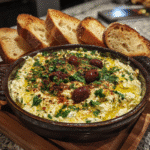 Green Olive and Feta Cheese Dip: A Mediterranean Flavor Explosion!