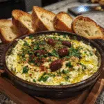 Green Olive and Feta Cheese Dip: A Mediterranean Flavor Explosion!