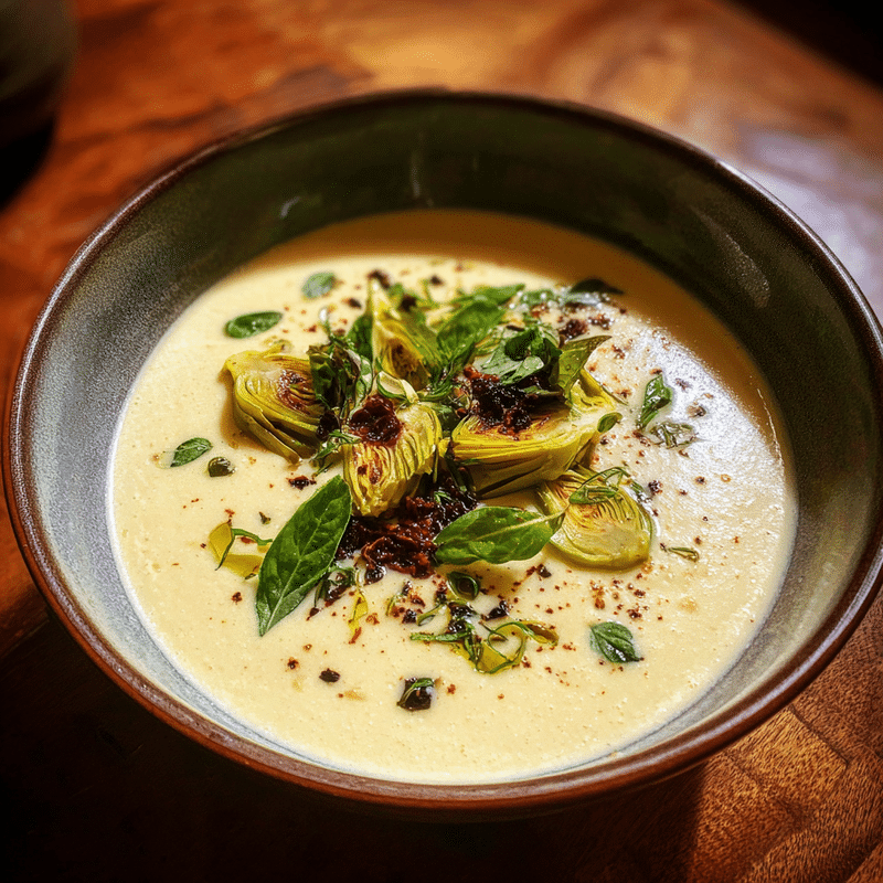 Creamy Lemony Tuscan Artichoke Soup: Comfort in a Bowl!