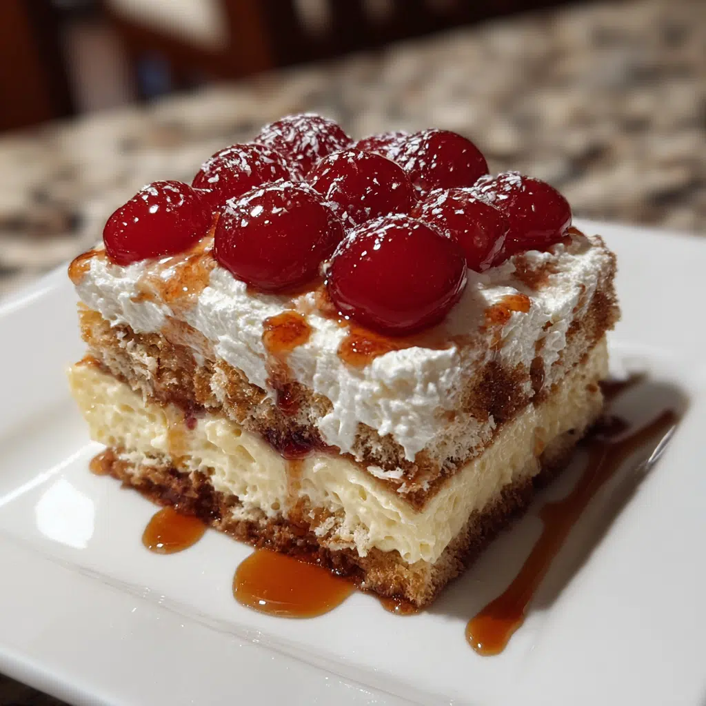 Elegant Cherry Amaretto Tiramisu: Decadent Dessert Magic!