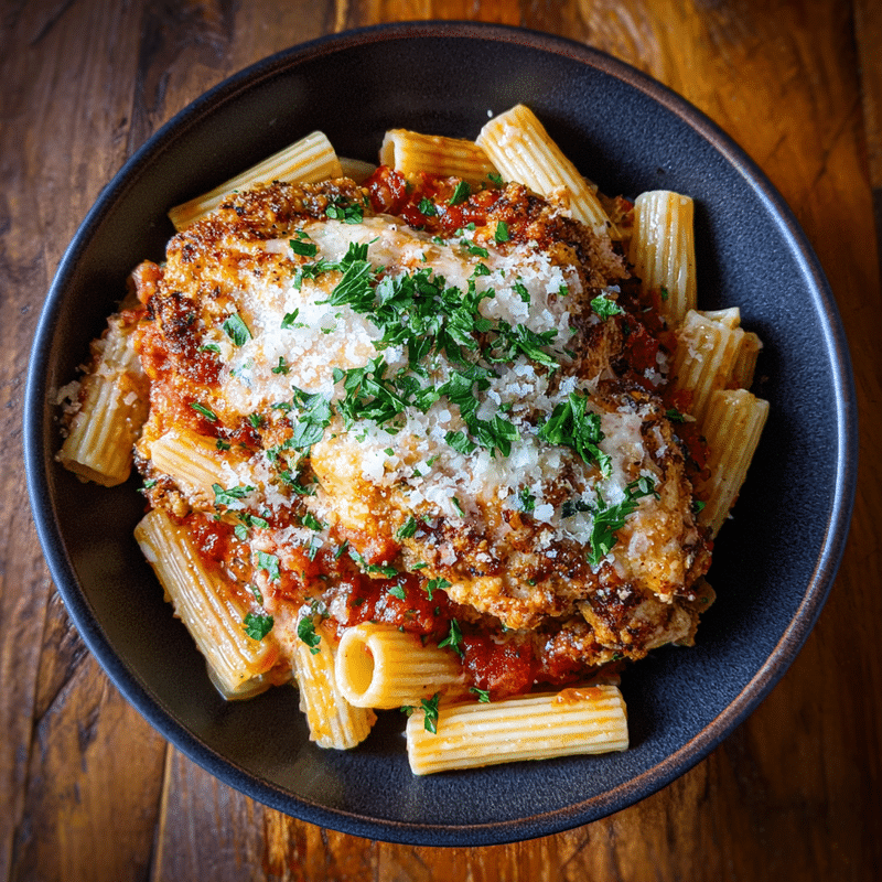 One Pot Chicken Parmesan Pasta: Easy 20-Min Dinner Magic!
