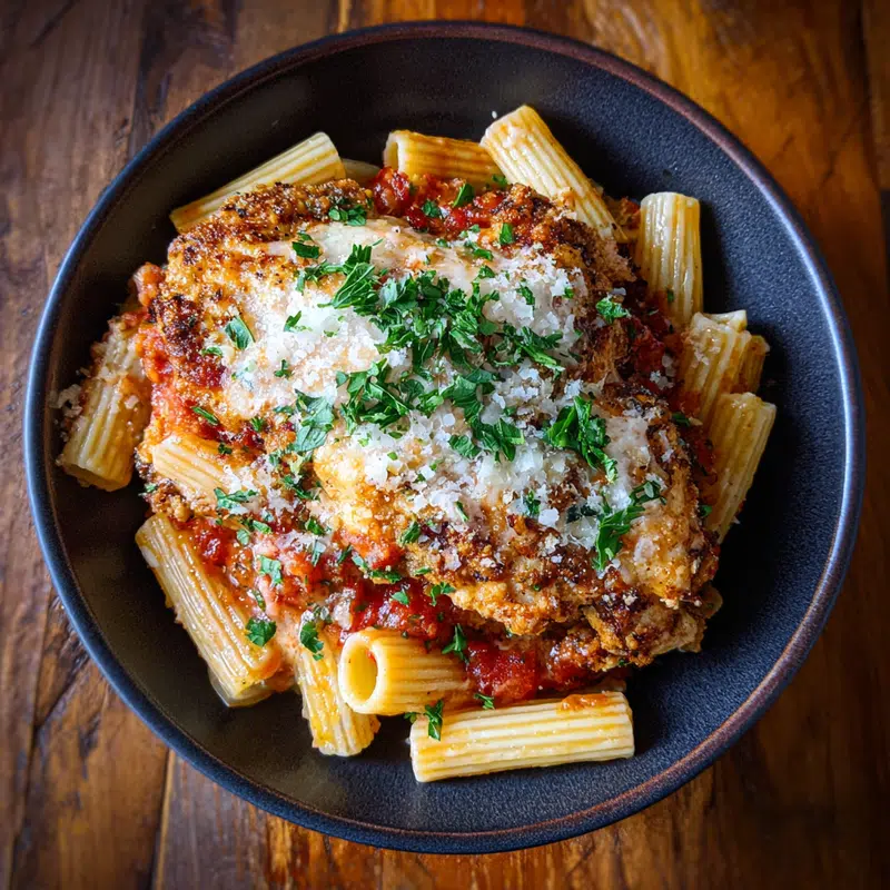 One Pot Chicken Parmesan Pasta: Easy 20-Min Dinner Magic!