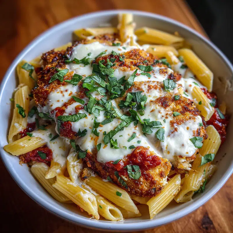 One Pot Chicken Parmesan Pasta: Easy 20-Min Dinner Magic!
