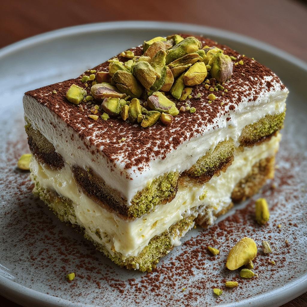 How to Master Creamy Pistachio Tiramisu Like a Pro Chef