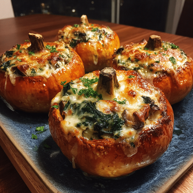 Cozy Mushroom Spinach Pumpkin: 5 Delightful Stuffed Recipes!