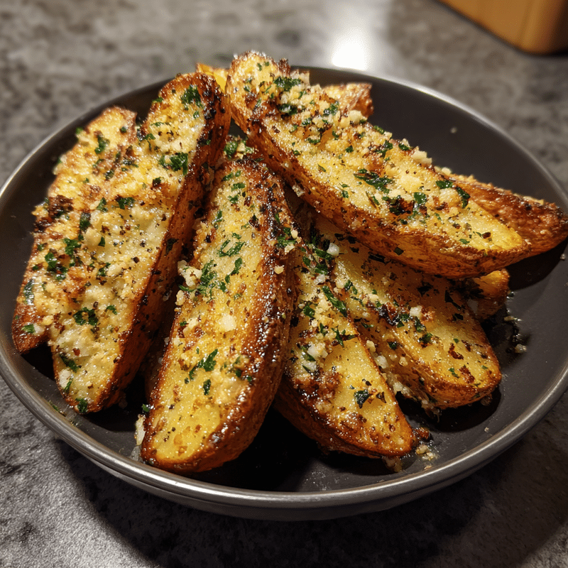 Baked Garlic Parmesan Potato Wedges: Crispy Flavor Explosion!