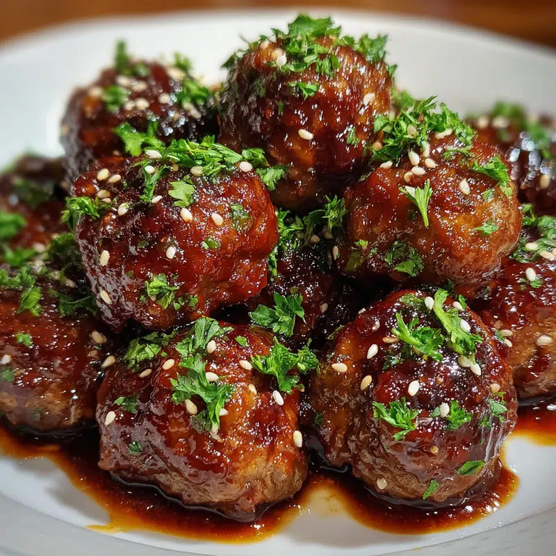 Crockpot Honey Garlic Meatballs: Slow Cooker Magic!