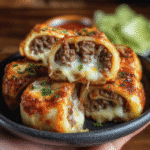 Garlic Butter Cheeseburger Rollups: Easy Weeknight Magic!