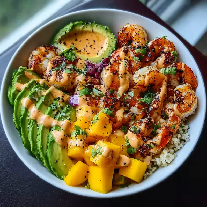 Shrimp and Avocado Bowls with Mango Salsa: Best Summer Recipe