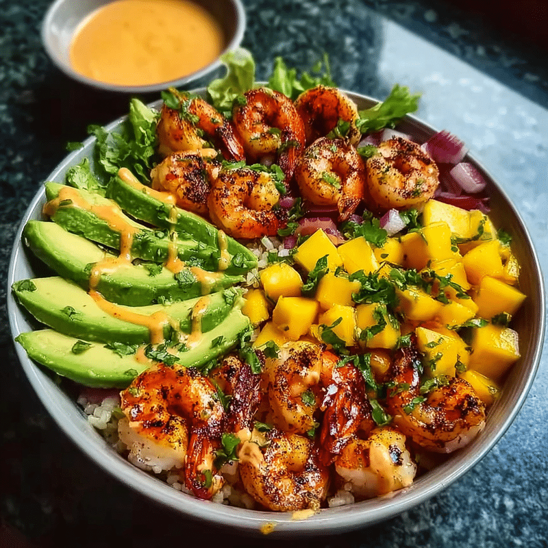 Shrimp and Avocado Bowls with Mango Salsa: Best Summer Recipe
