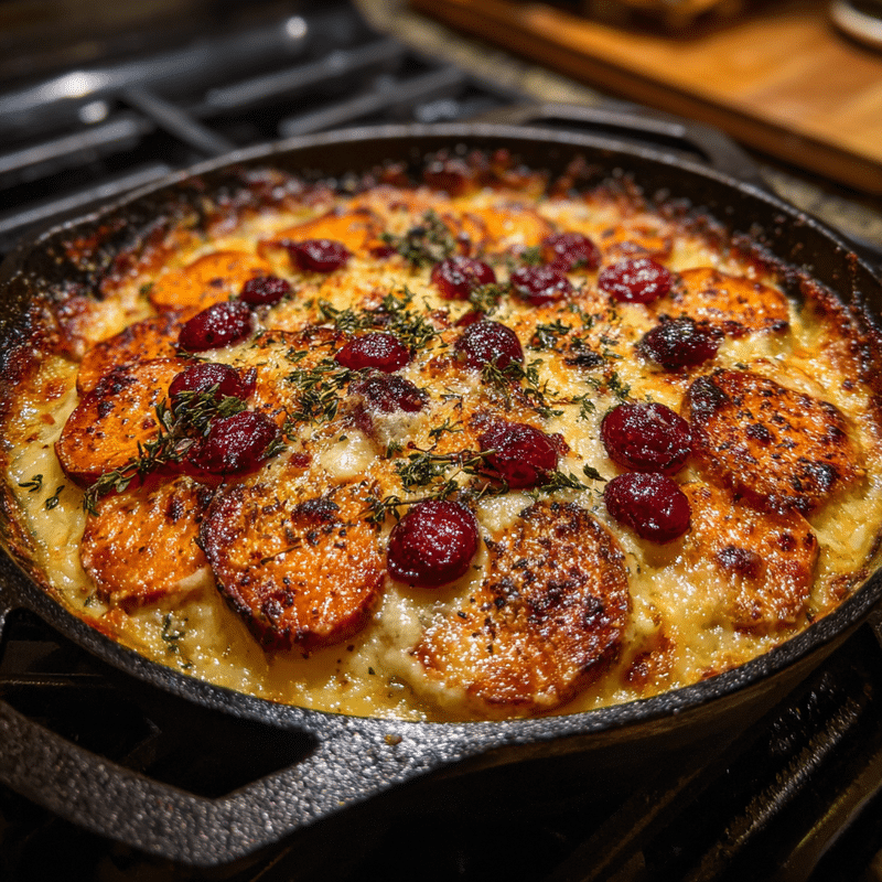 Sweet Potato & Cranberry Gratin: Ultimate Holiday Side Dish!
