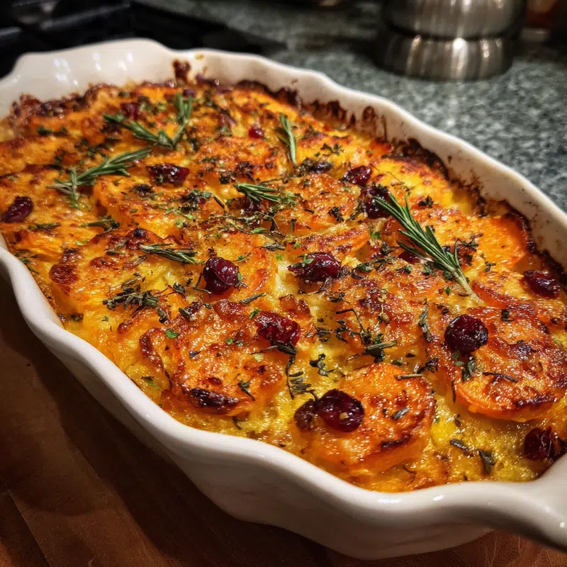 Sweet Potato & Cranberry Gratin: A Holiday Flavor Explosion