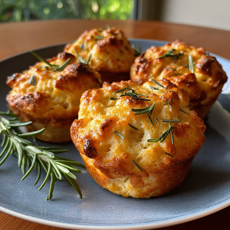How to Make Irresistible Garlic Rosemary Focaccia Muffins
