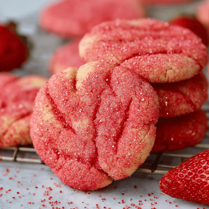 Best Strawberry Sugar Cookies Ever: Sweet Sparkly Bliss!