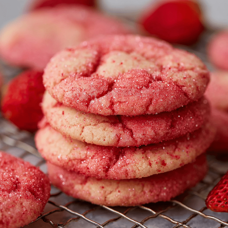 Best Strawberry Sugar Cookies Ever: Sweet Sparkly Bliss!