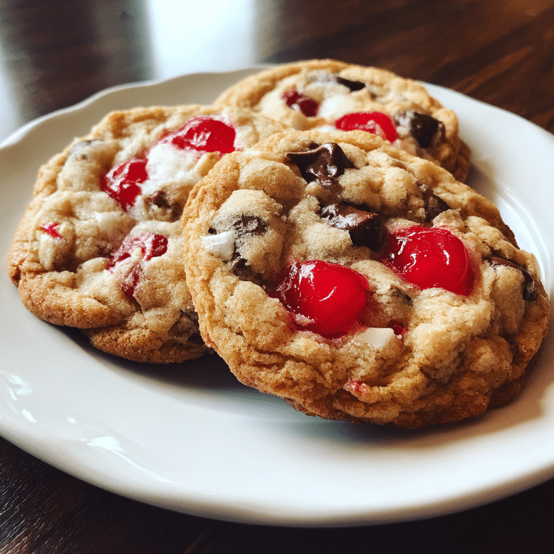 Heavenly Maraschino Cherry Chocolate Chip Cookies You'll Crave