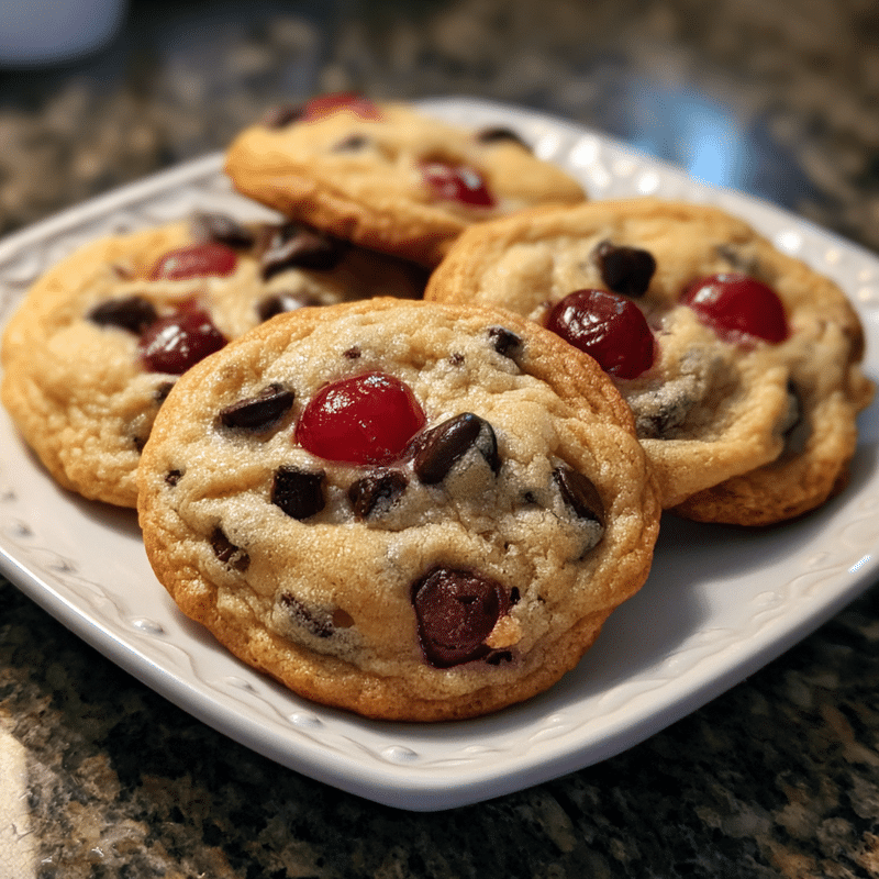 Heavenly Maraschino Cherry Chocolate Chip Cookies You'll Crave