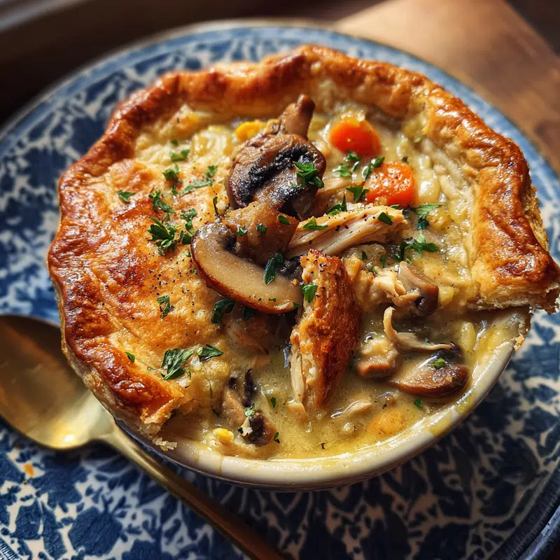 How to Cozy Up with This Delicious Chicken Mushroom Pot Pie Recipe