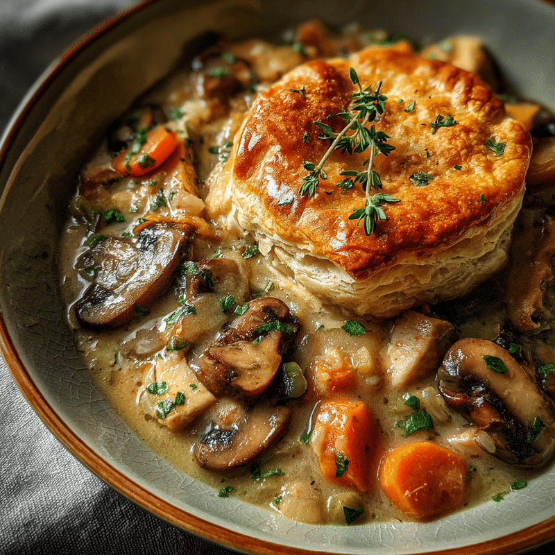 How to Cozy Up with This Delicious Chicken Mushroom Pot Pie Recipe