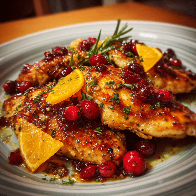 Skillet Cranberry Orange Chicken: 5 Zesty Dinner Delights