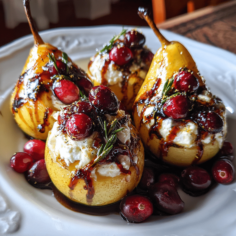 Baked Pears with Goat Cheese: A Sweet Fall Delight