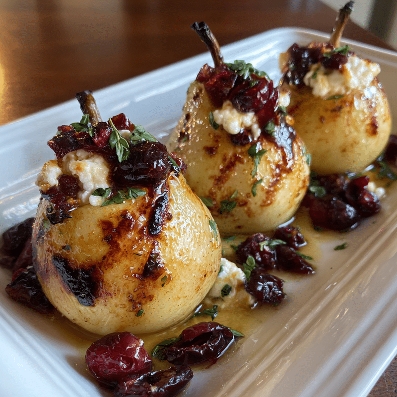 Baked Pears with Goat Cheese: A Sweet Fall Delight