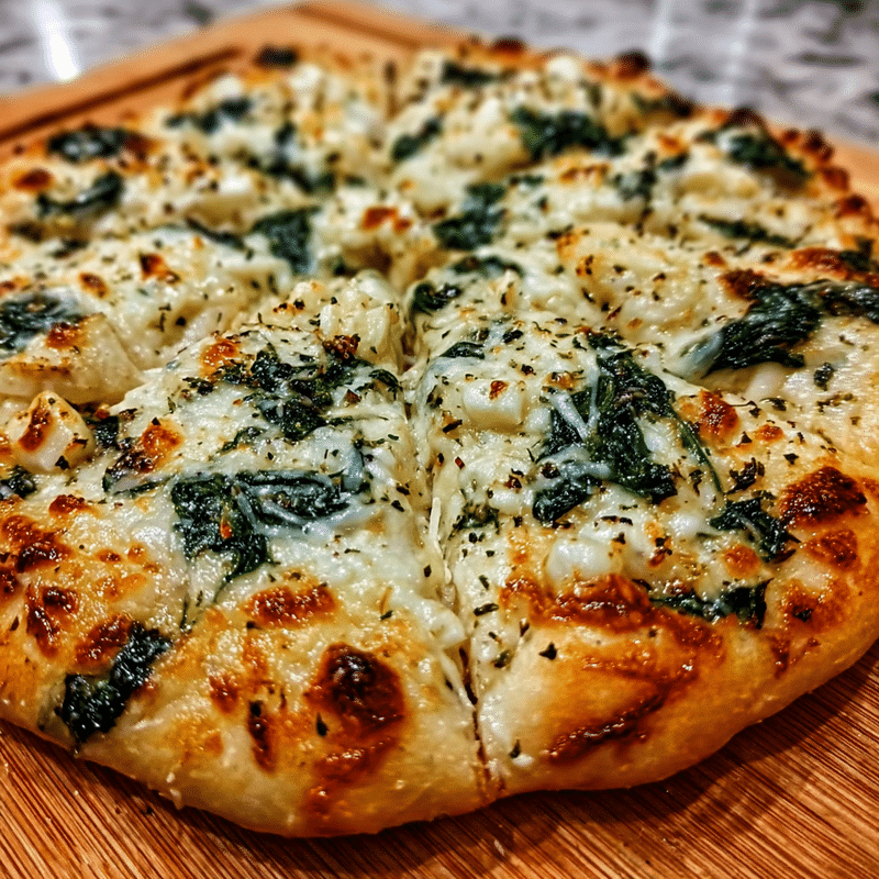 Creamy Garlic Spinach White Pizza: 5 Mouthwatering Secrets
