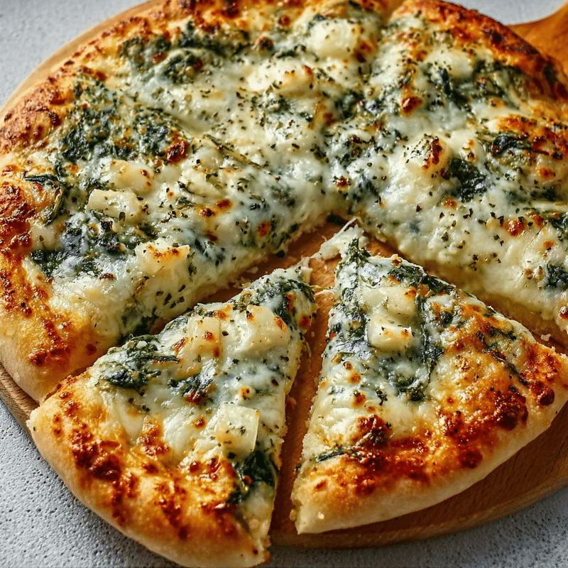 Creamy Garlic Spinach White Pizza: 5 Mouthwatering Secrets