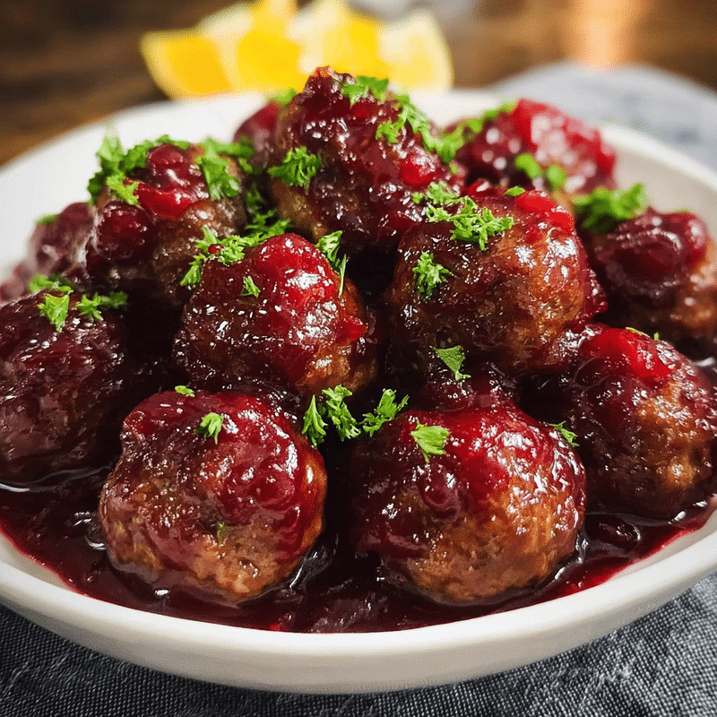 How Christmas Cranberry Meatballs Will Save Your Holiday Meal