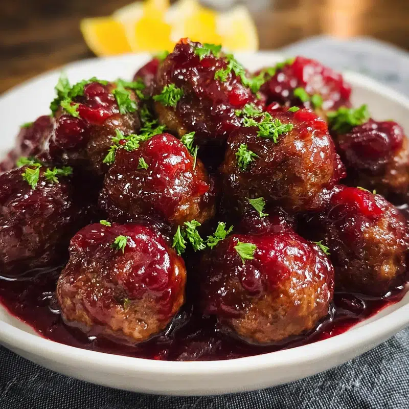 How Christmas Cranberry Meatballs Will Save Your Holiday Meal