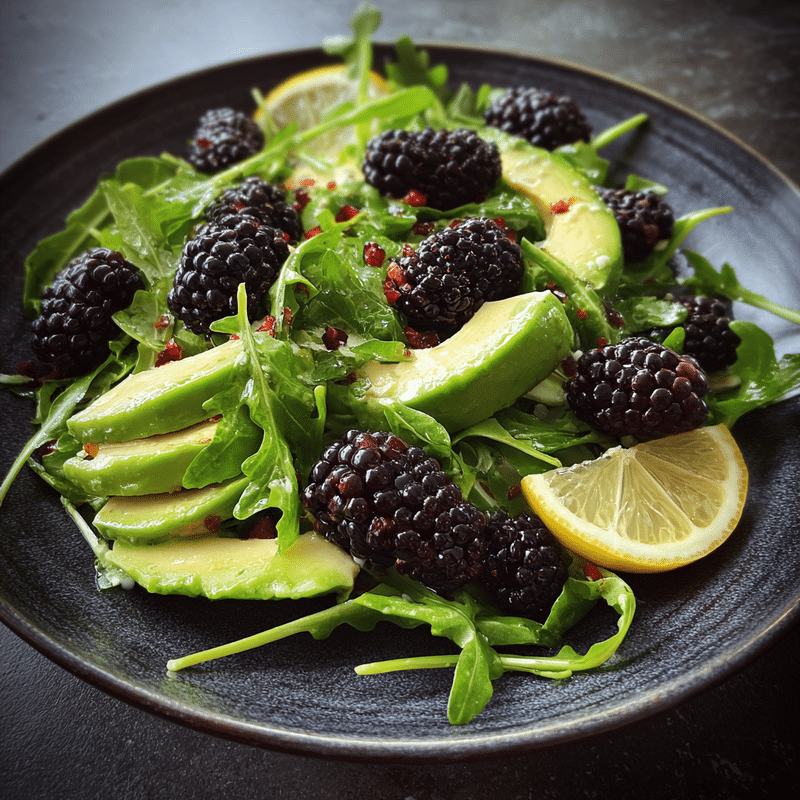 Blackberry Avocado & Arugula Salad: Fresh Summer Delight!
