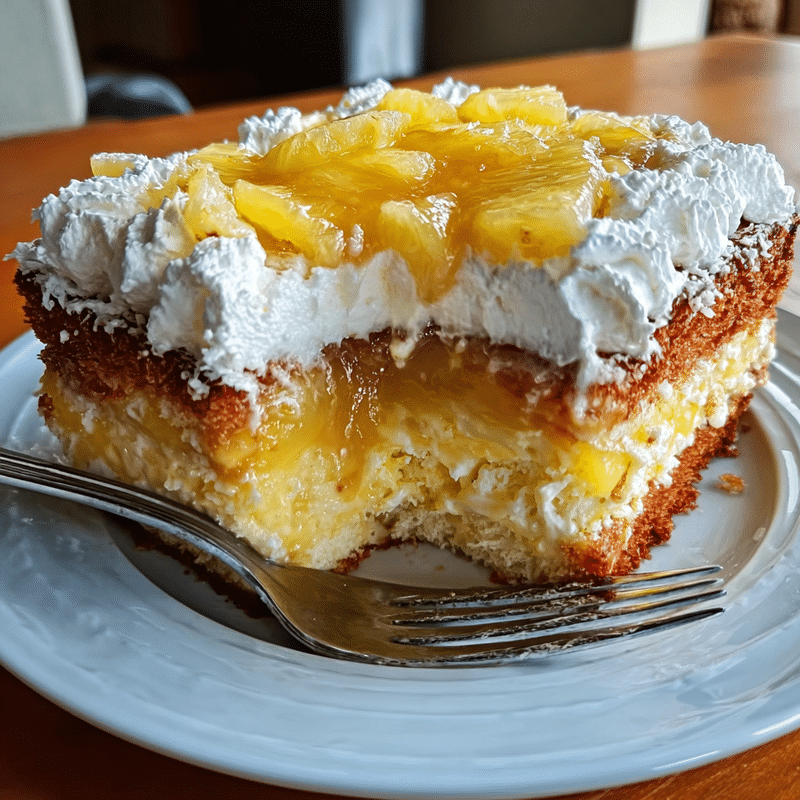 Juicy Pineapple Heaven Cake: Slice Your Way to Tropical Bliss
