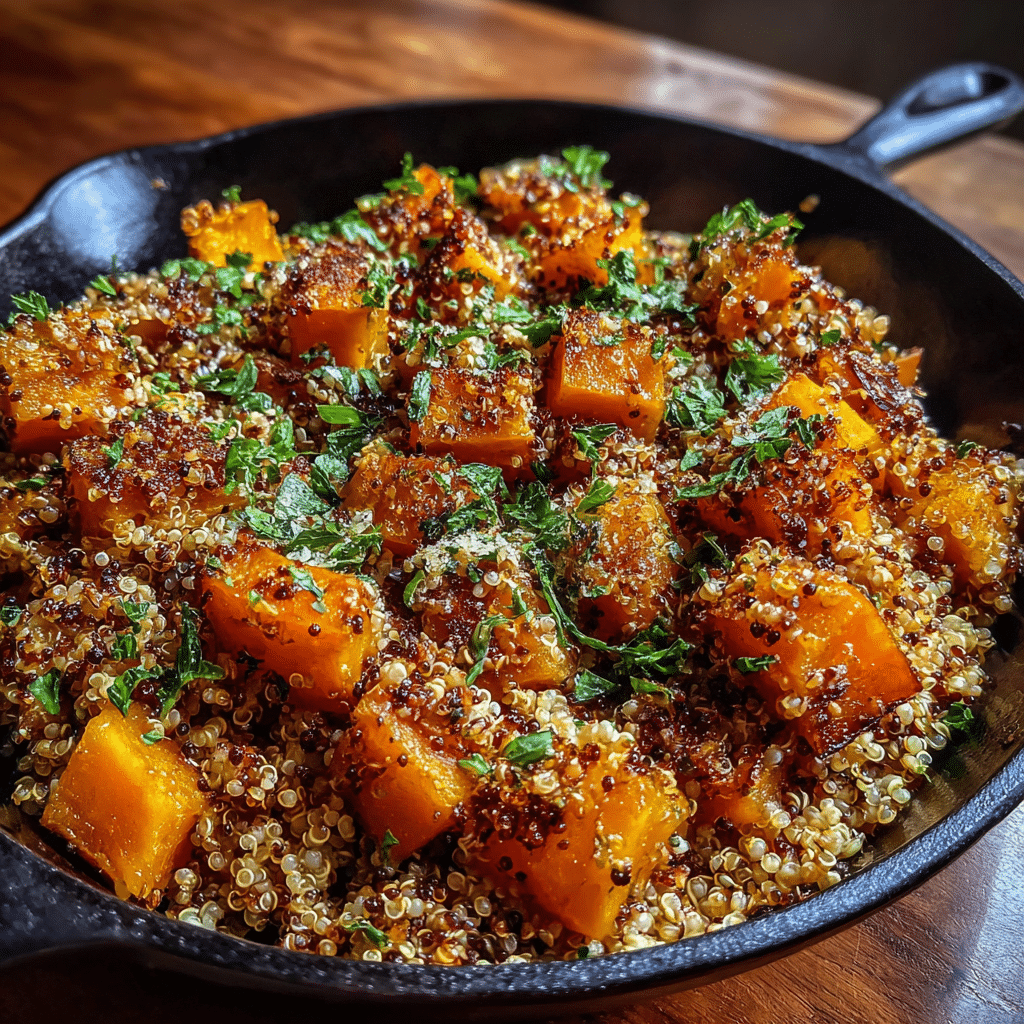 Healthy Fall Recipes: Cozy Roasted Butternut Squash & Quinoa Bowl