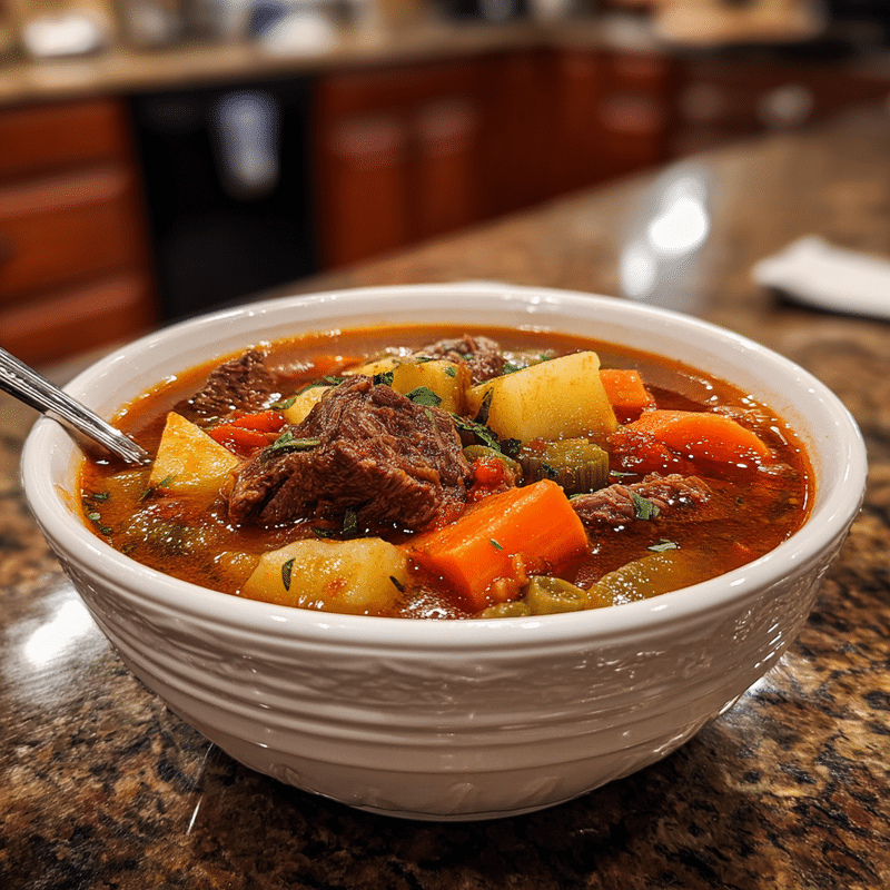 How to Make Hearty Beef and Vegetable Soup in 5 Easy Steps