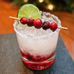 White Christmas Cranberry Margarita: Festive Holiday Cocktail Magic