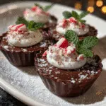 Chocolate Peppermint Mousse Cups