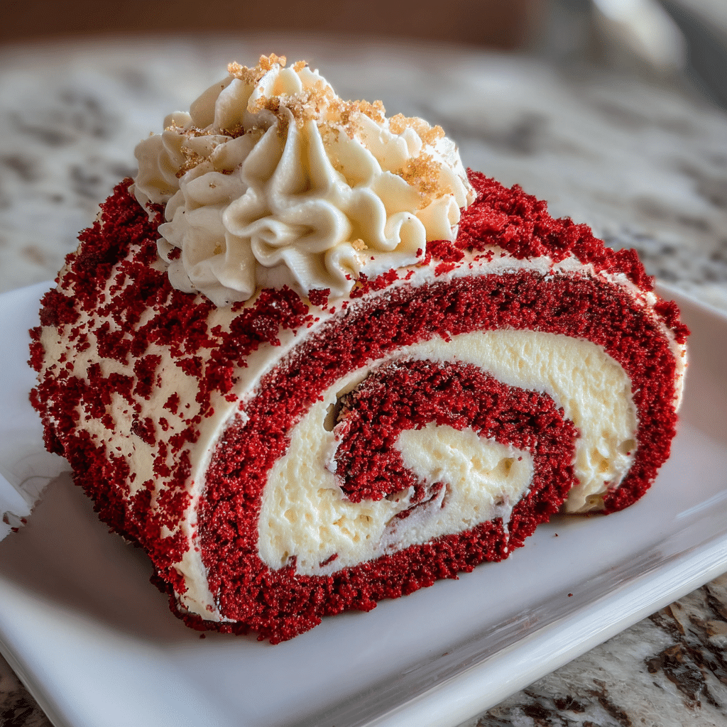 Red Velvet Cake Roll