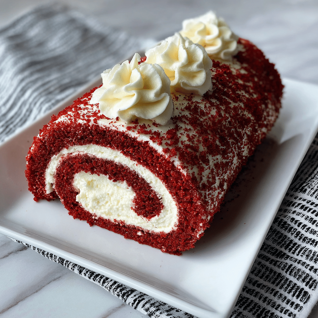Red Velvet Cake Roll