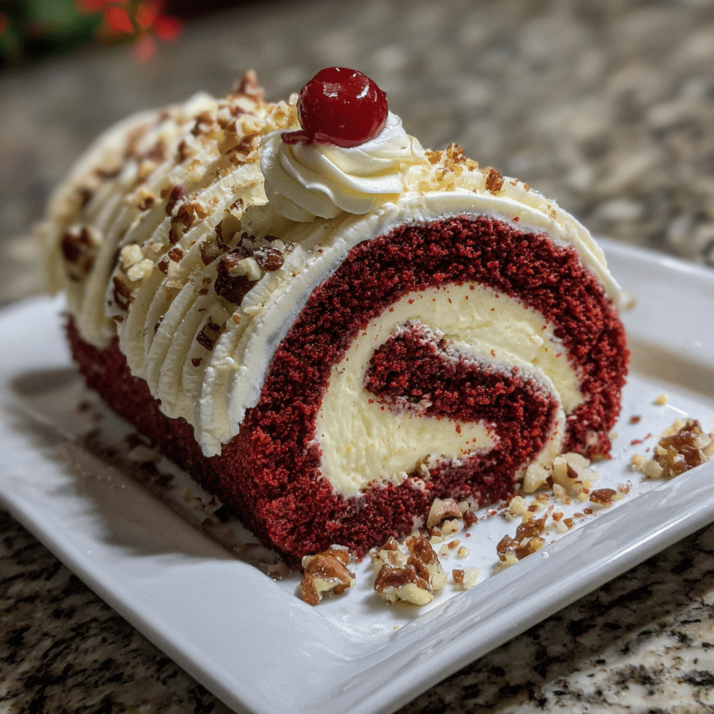 Red Velvet Cake Roll