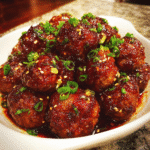 Chili Glazed Meatballs Sticky