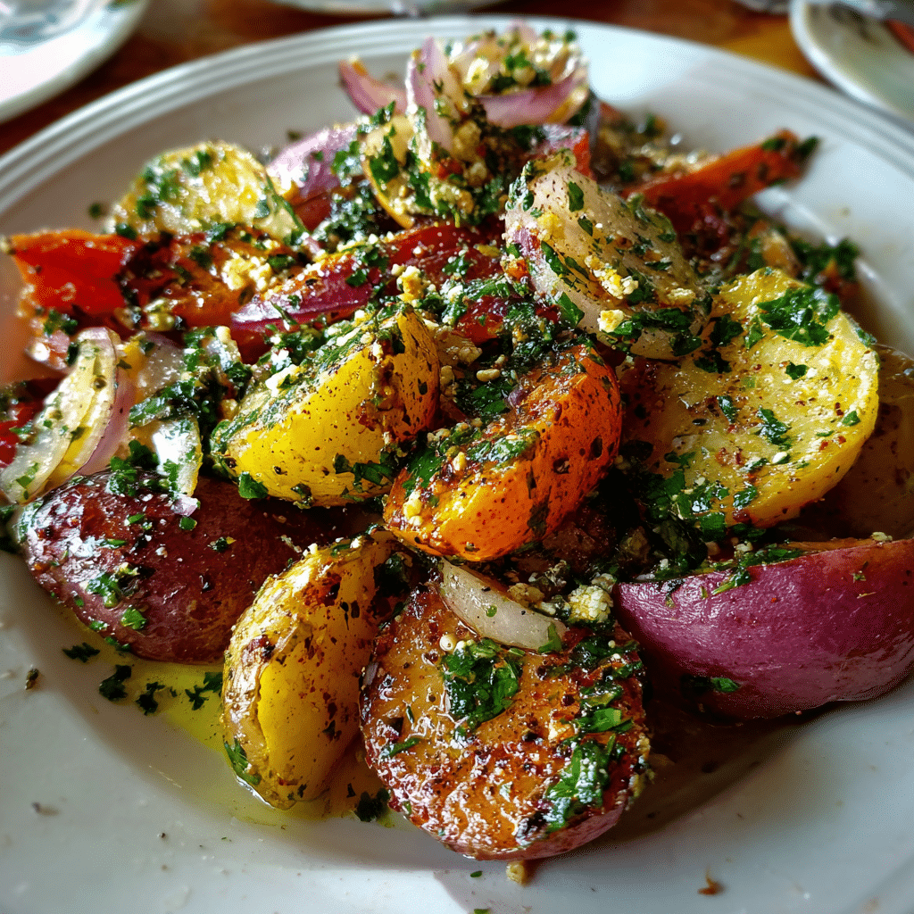 Vibrant Greek Potato Salad