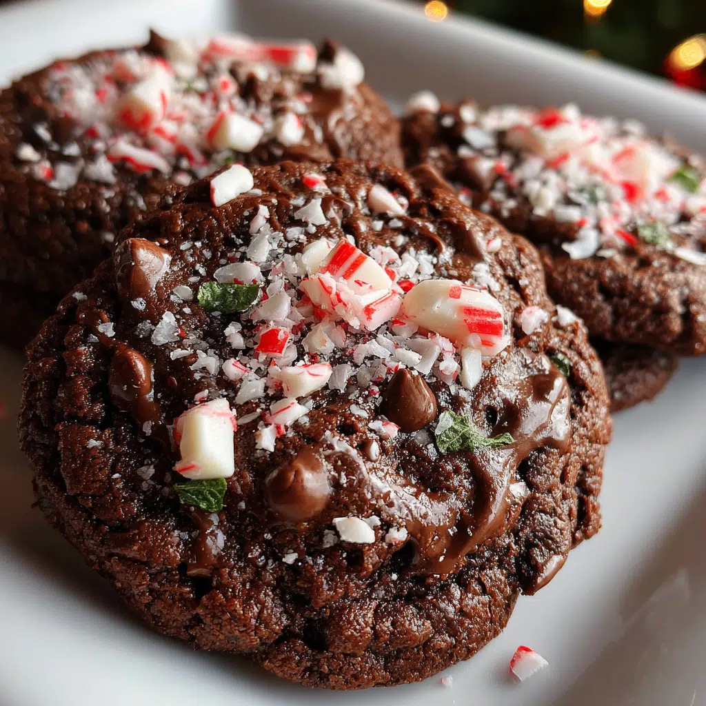 Chocolate Peppermint Cookies