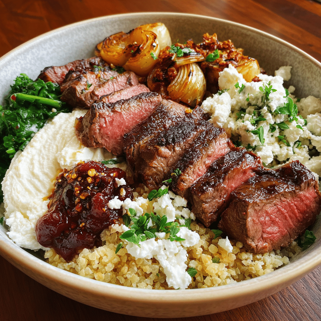 Mediterranean Steak Bowls