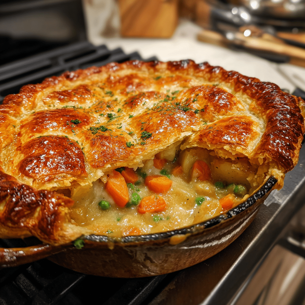 Roasted Autumn Vegetable Pot Pies