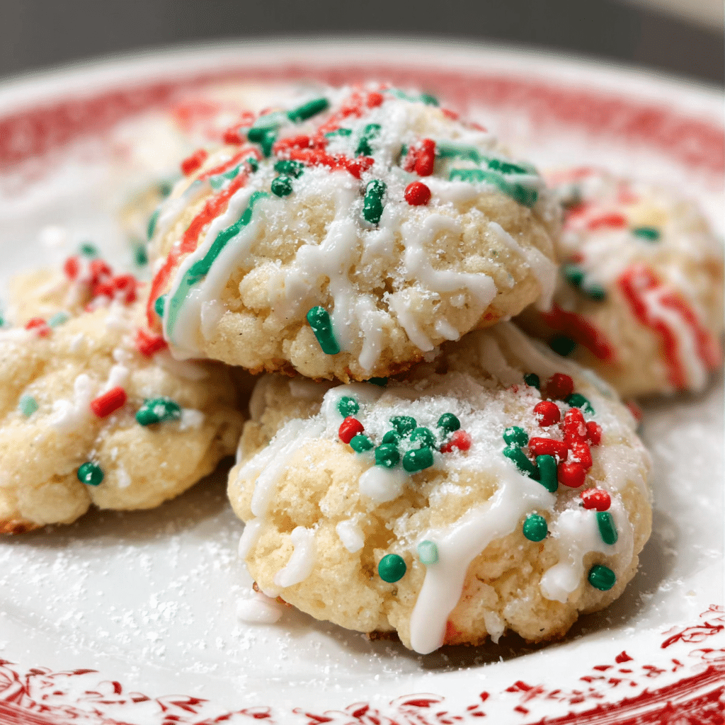 Christmas Gooey Butter Cookie