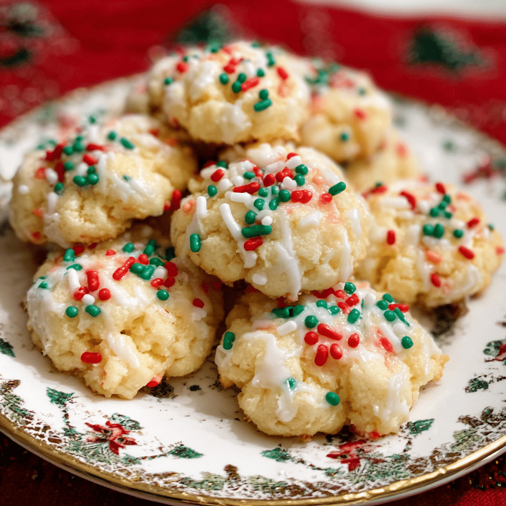 Christmas Gooey Butter Cookie