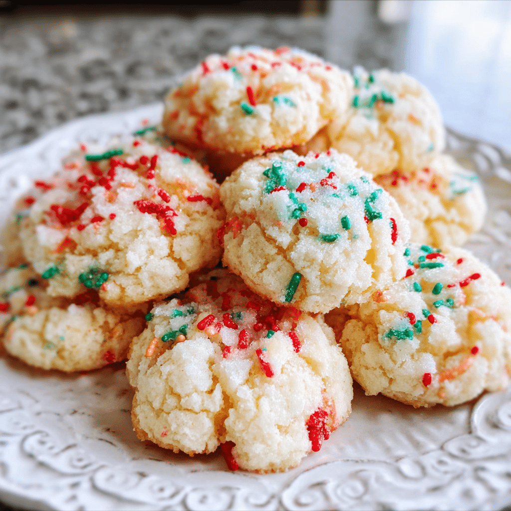 Christmas Gooey Butter Cookie