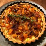 Caramelized Onion Butternut Squash Tart: A Fall Feast